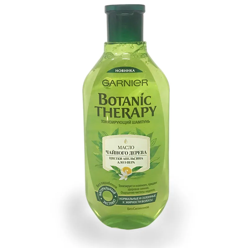 

Original Garnier Tea Tree Shampoo oil control deep cleaning hair Repair and straighten damage hair keratin treatment 400ml