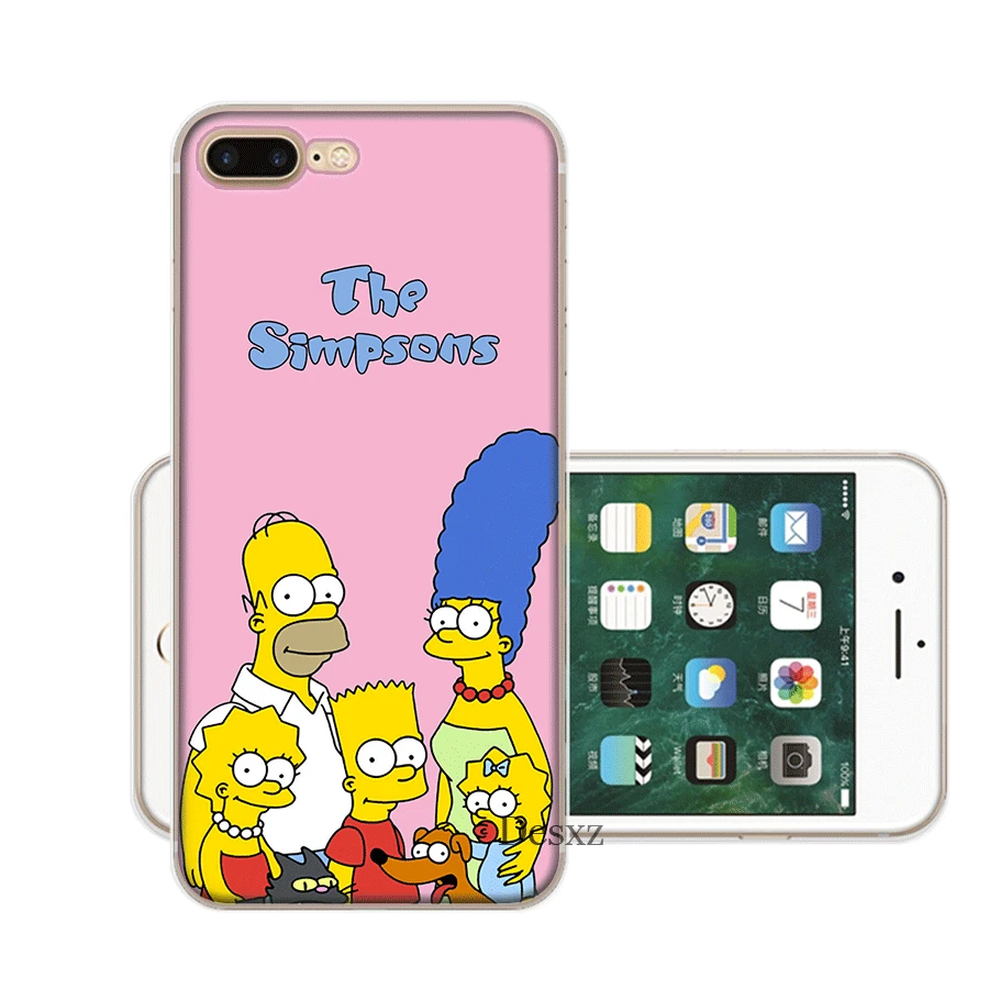 Mobile Phone Case for iPhone 11 Pro XR X XS Max 6 6S 7 8 Plus 5 5S SE Cover Simpson Shell Protection |