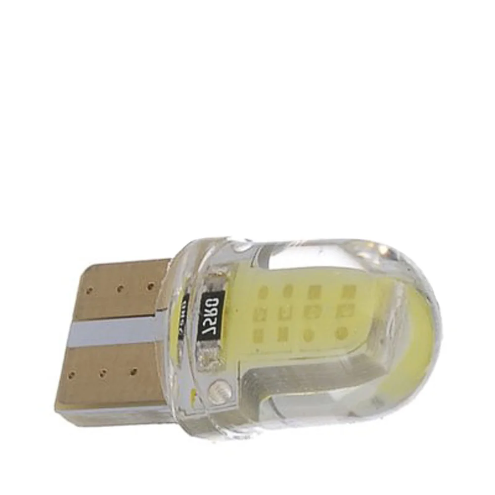 10 шт. T Белый 8 SMD 3 Вт LED COB силиконовый C ar клин с поворотным боковым светом номерной
