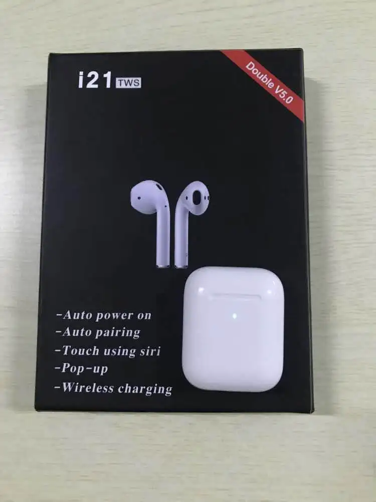 Новый I21 СПЦ Pop up + сенсорный функция wrieless зарядки гарнитура TWS Bluetooth 5 0 4D бас