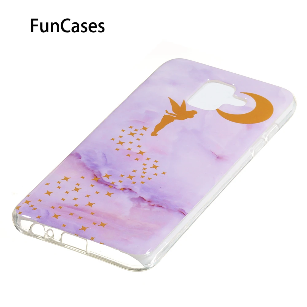 Цвет соответствующие мягкая ТПУ телефон чехлы для Капа samsung A6 2018 Cove СПС Estuche Galaxy