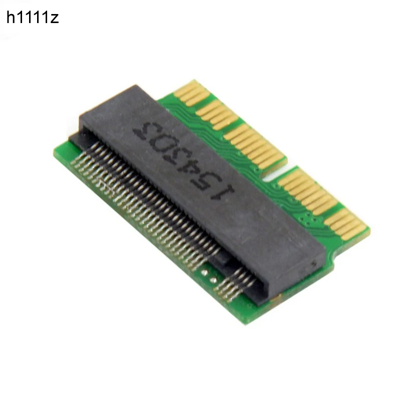Адаптер H1111Z для карт PCIE M2 адаптер M.2 SSD NGFF AHCI 2280 12 + 16 Pin Macbook Air 2013 | Компьютеры и офис