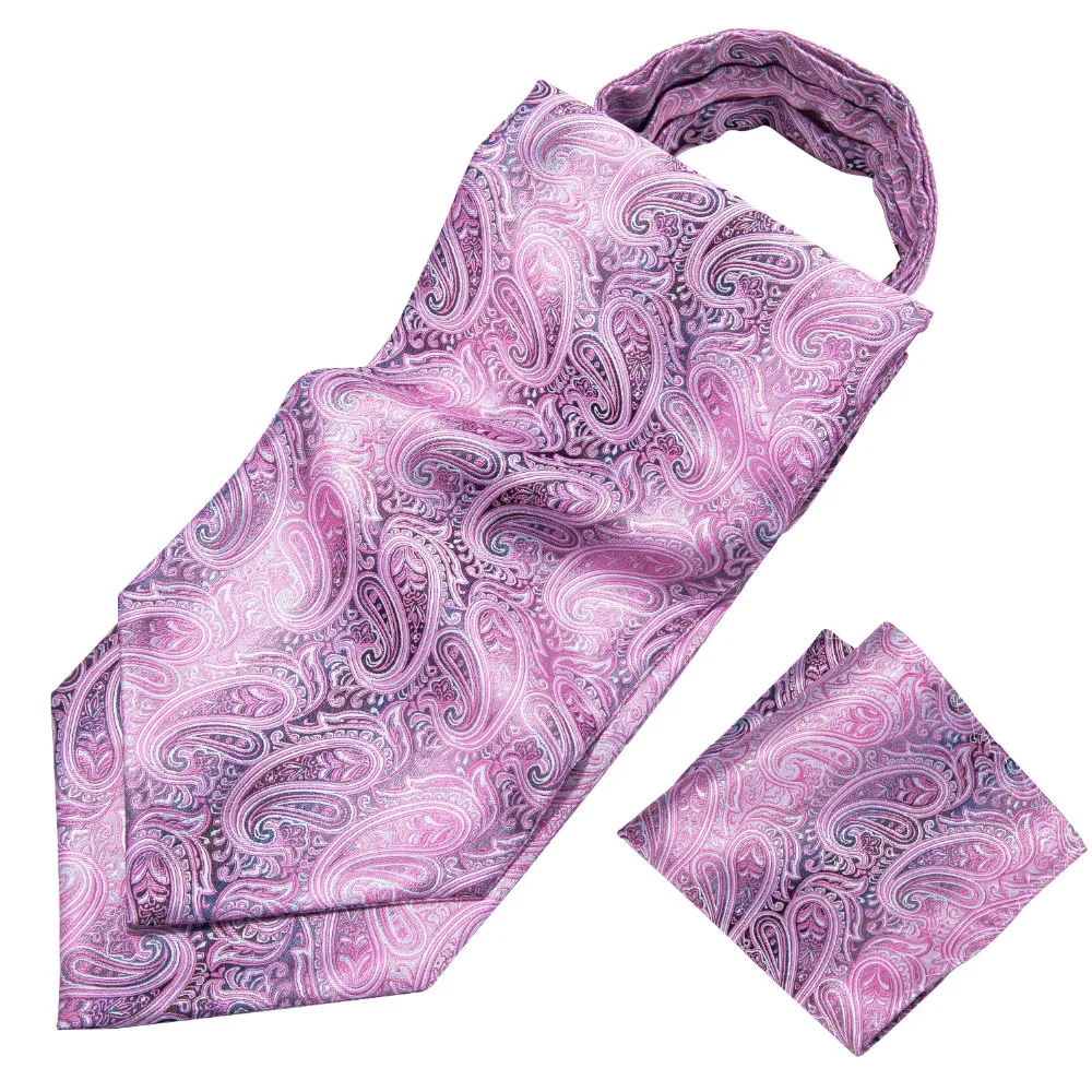 Новый женский галстук Ascot Scrunch Set Silk Barry.Wang модный брендовый мужской для свадебной