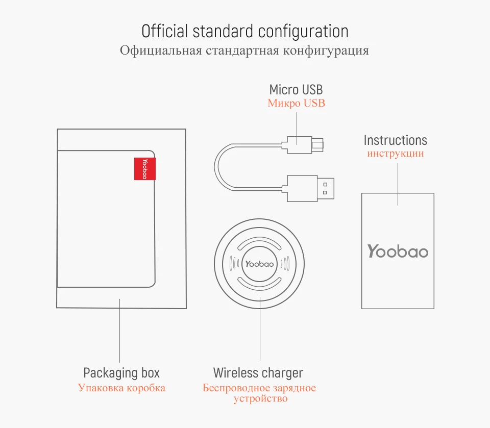Yoobao Беспроводное зарядное устройство для iPhone 8 X, быстрая зарядка, универсальное QI Беспроводное зарядное устройство для samsung S8 S7 S6 для телефона Yotaphone 2