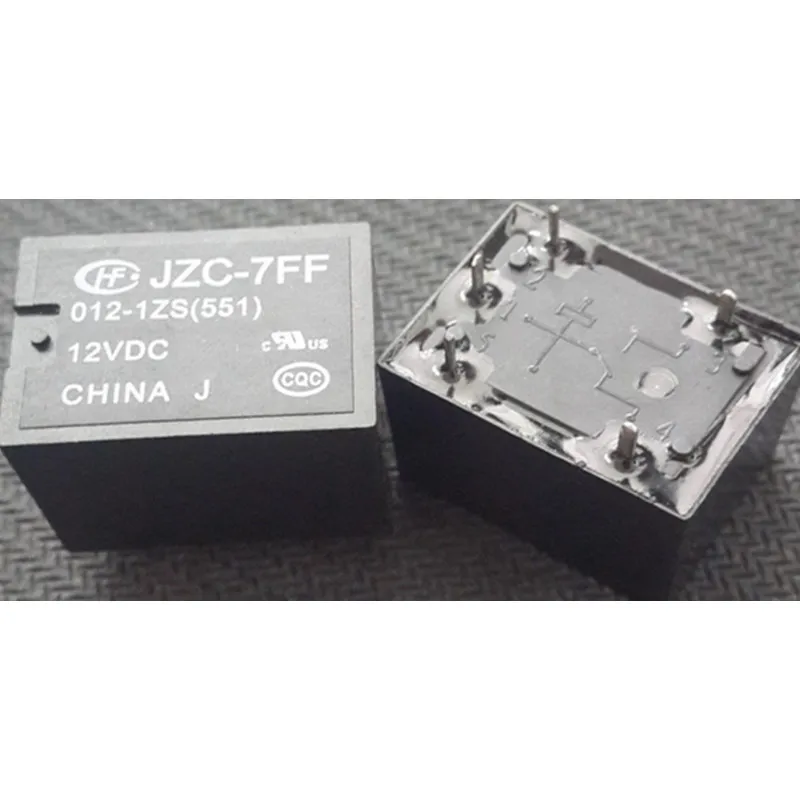 Оптовая продажа 10 шт./лот реле 12VDC JZC 7FF 012 1ZS|relay 12vdc|12vdc relayrelay 10pcs |