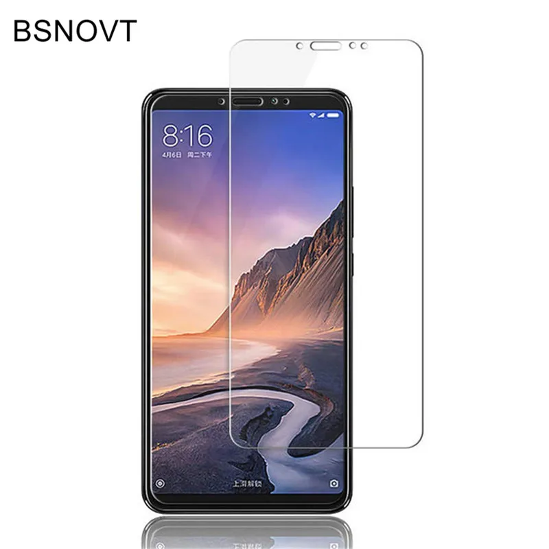 2 шт стекло для Xiaomi Mi Max 3 Защитная пленка экрана телефона 6 9 дюймов BSNOVT | Мобильные
