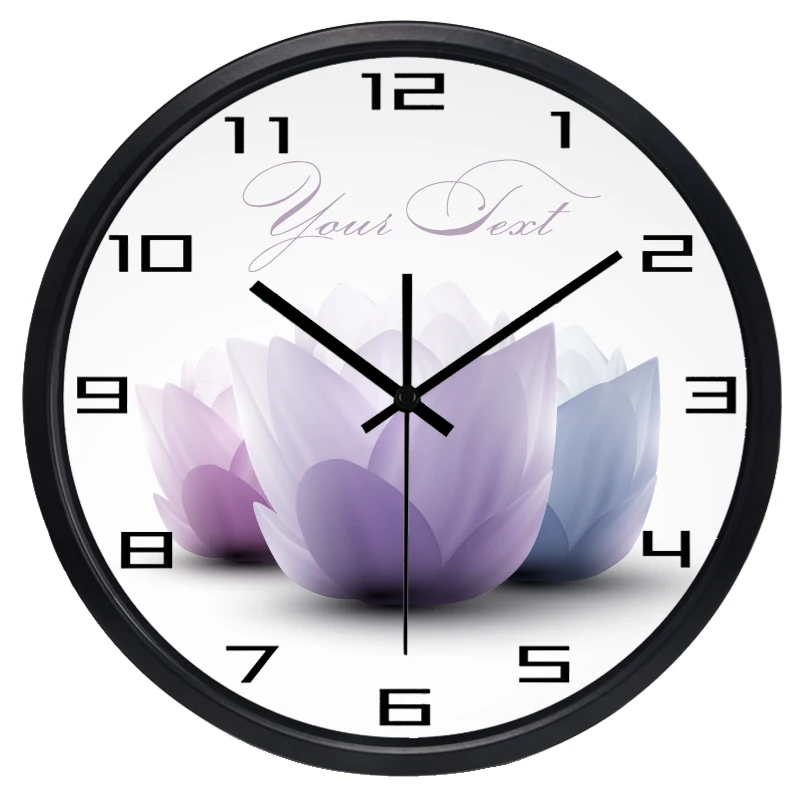 Часы настенные в стиле Лотос|lotus wall clock|wall clockclock personalized |