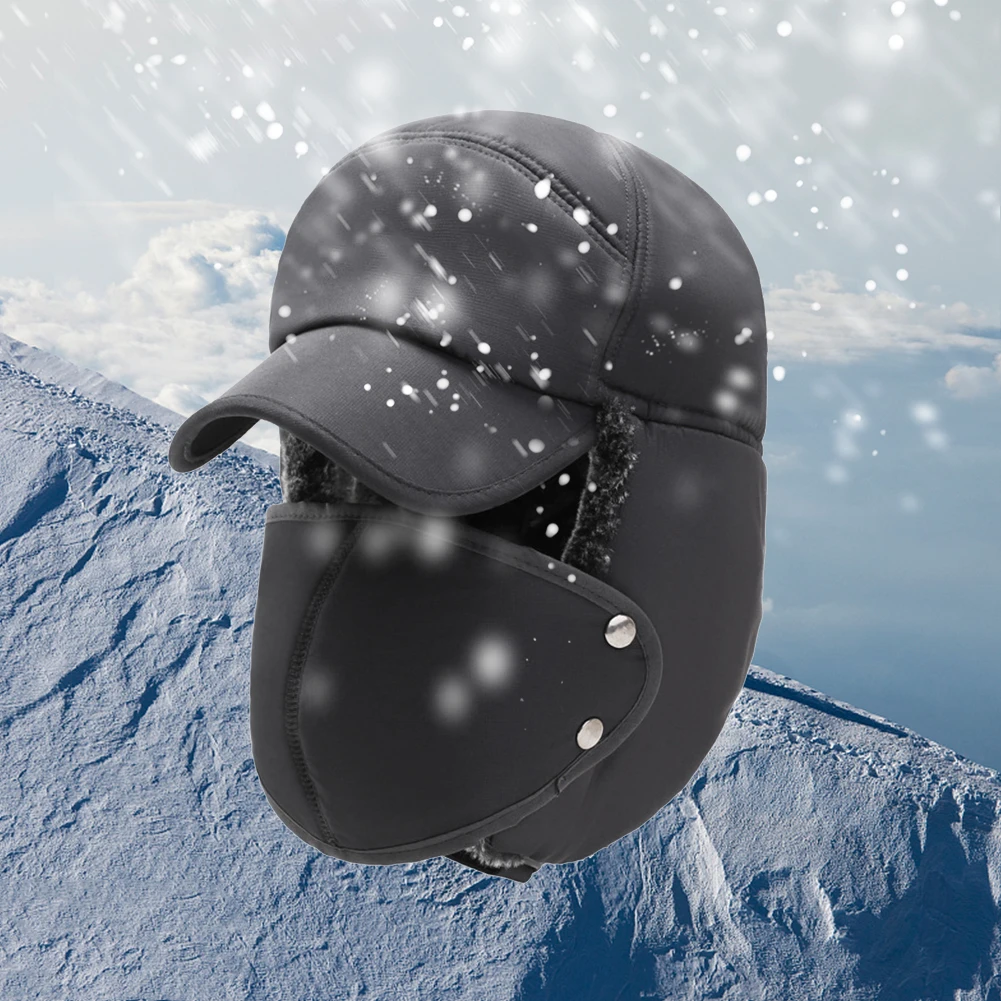 Coldproof мужские и женские шапки, шапка s Маска, набор наушников, утолщенная теплая зимняя шапка для активного отдыха на велосипеде, ветрозащитная хлопковая шапка, Охотничья Шапка, маски