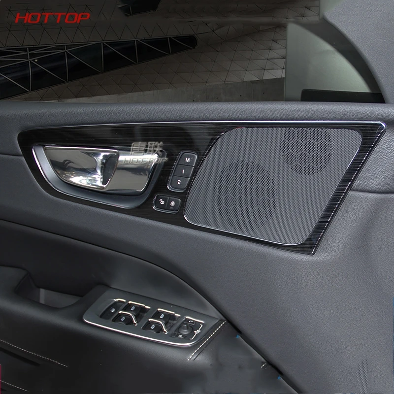 Стайлинг автомобиля внутренняя Передняя и задняя дверная ручка подходит для Volvo