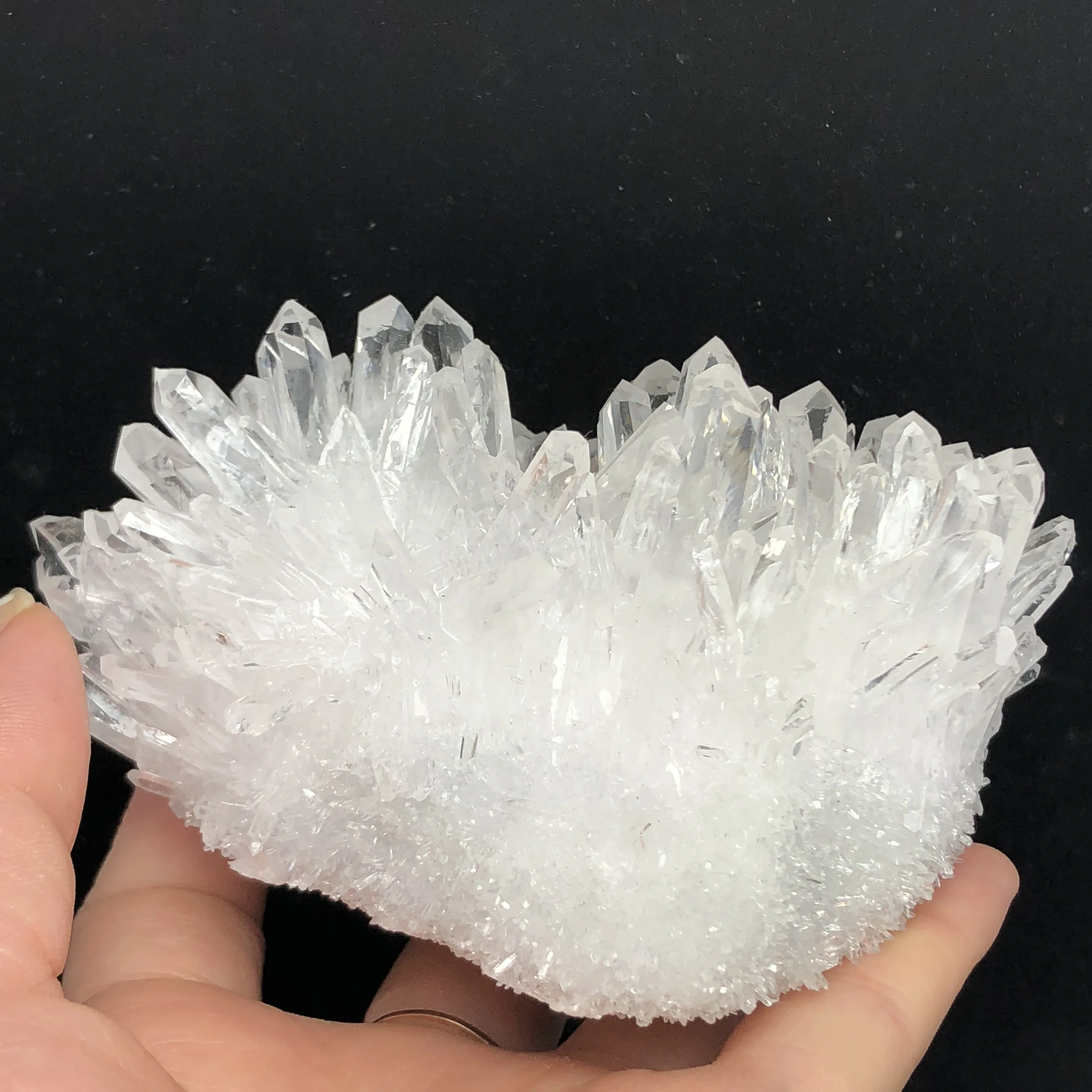 Аура кварцевый кристалл кластер Ангел натуральный Druzy Geode образцы минералов для