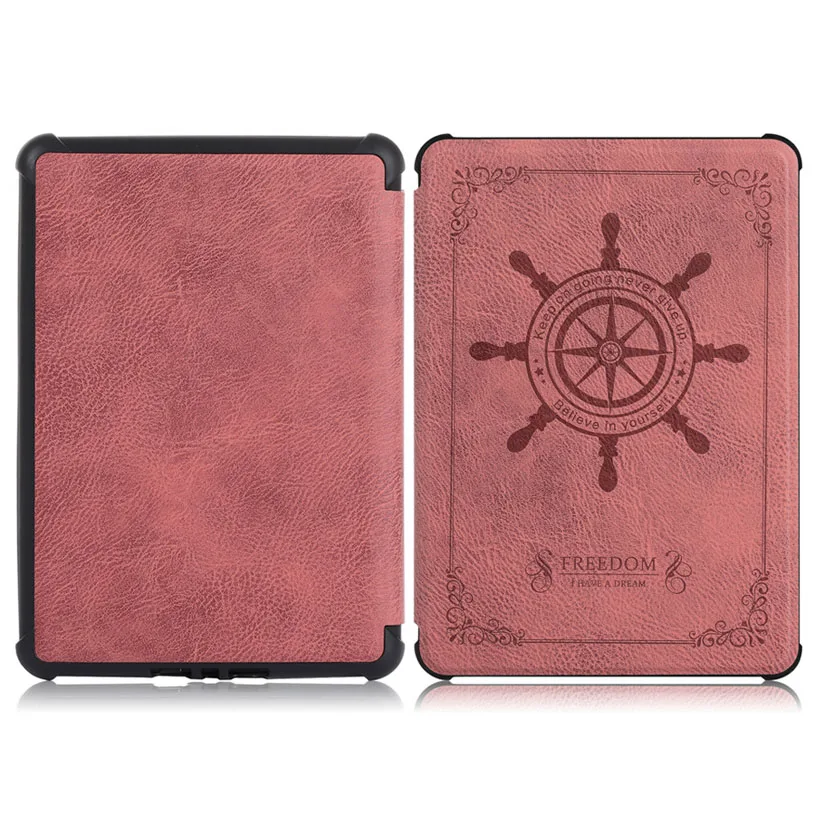 HD Maroon Чехол для Amazon Kindle Paperwhite выпуск " читалка TPU+ чехол из искусственной кожи чехол для Kindle Paperwhite 4 10-го поколения - Цвет: HD Maroon
