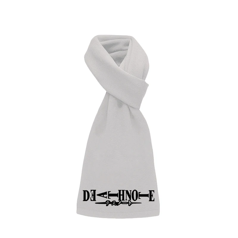Anime Death Note L Lawliet Ryuuku Warp-knitted Velvet Scarf Winter Warm Fleece Scarves Cosplay Shawl Neckerchief Muffler Gift |