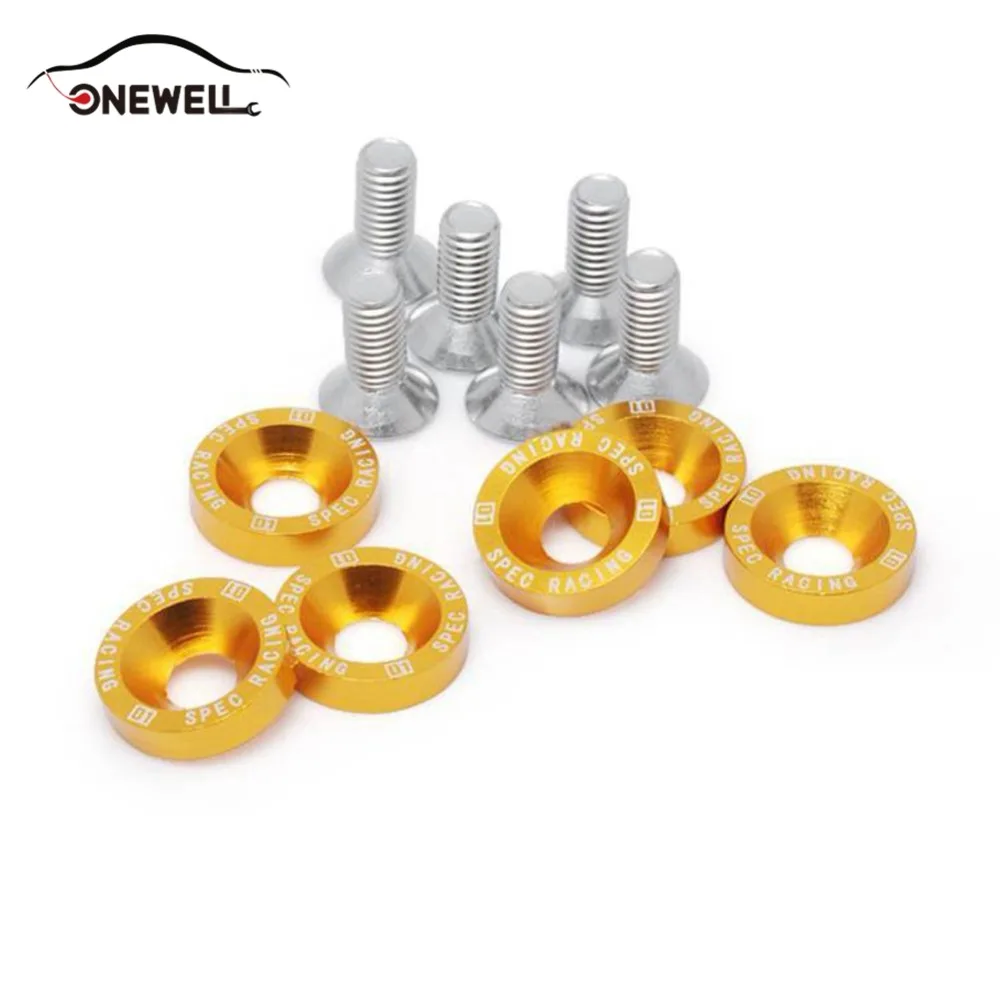 ONEWELL 10 шт./компл. M6 JDM модифицированные шестигранные крепежные детали для