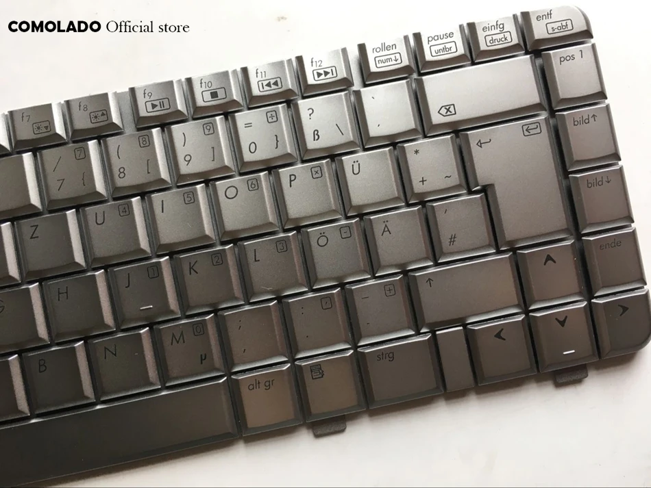 GR немецкая клавиатура для HP Pavilion dv4 dv4-1000 dv4-1300 dv4-1400 Серебряная Раскладка |