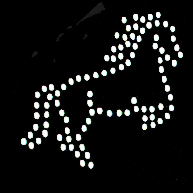 2 шт./лот переводки со стразами с горячей фиксацией в виде маленькой лошади