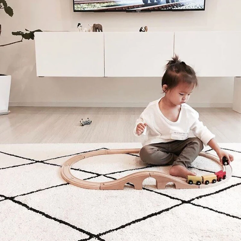 Скандинавский детский игровой коврик для новорожденных Tapete Infantil хлопковый