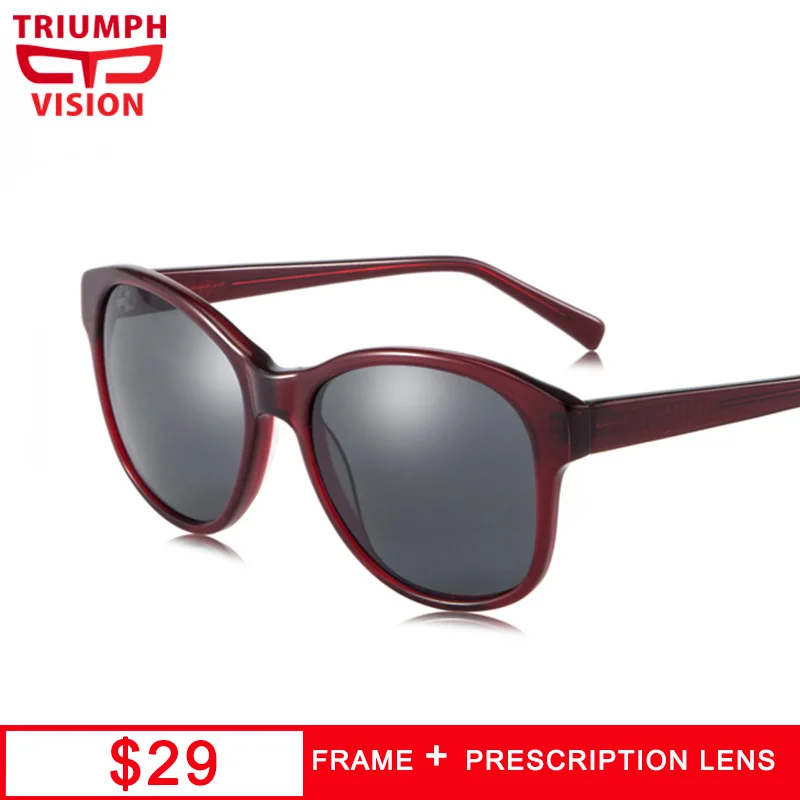 Солнцезащитные очки TRIUMPH VISION женские ацетатные солнечные аксессуары кошачий