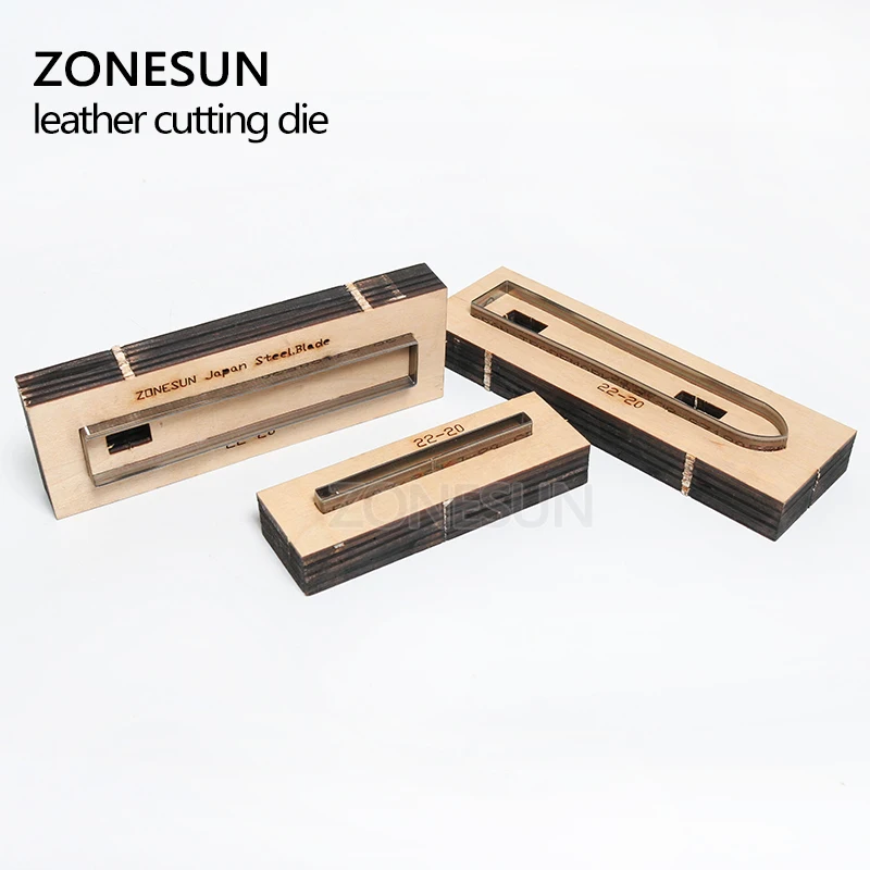 ZONESUN 22 20 заказной кожаный режущий штампованный DIY ремесло поставка ремешок для