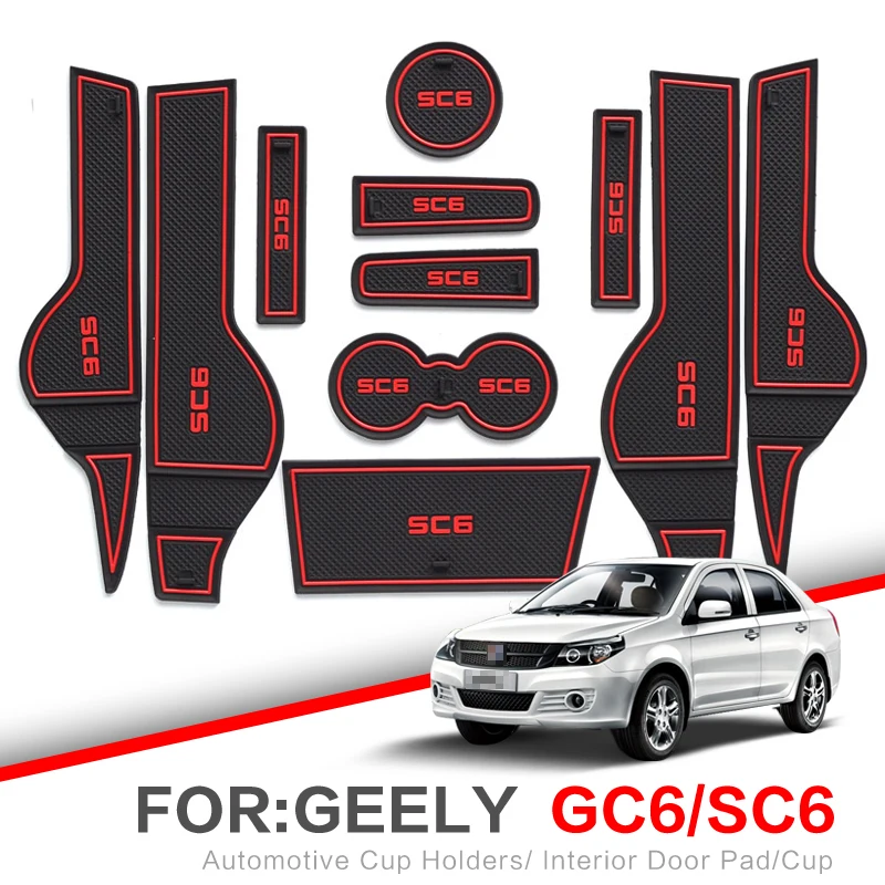 ZUNDUO для GEELY GC6/SC6 2012 2015 затворный слот подкладка пыль автомобиля коврики