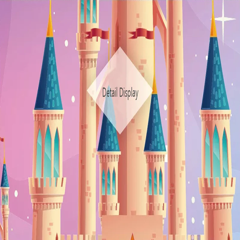 Пользовательские фото обои 3D мультфильм замок воздушный шар Детская комната фон