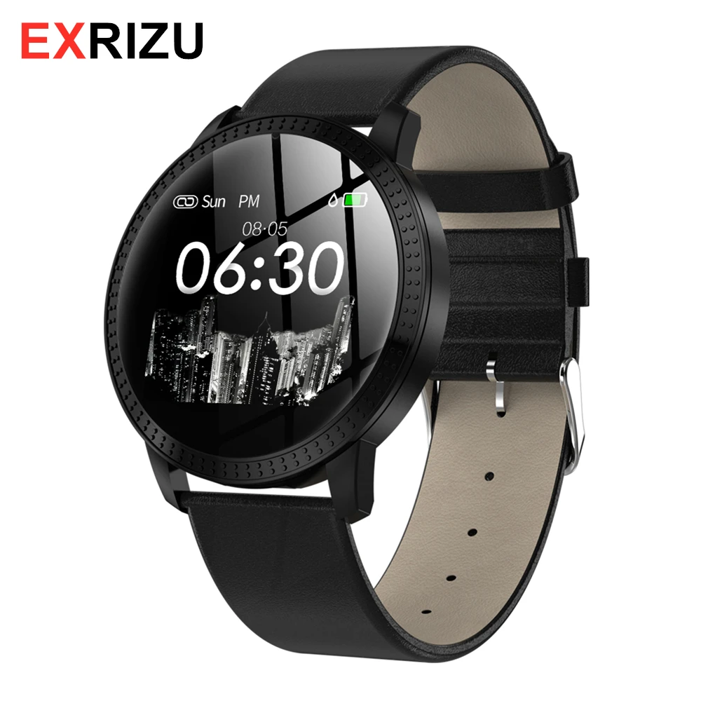 

Смарт-часы EXRIZU мужские/женские водонепроницаемые с пульсометром и тонометром