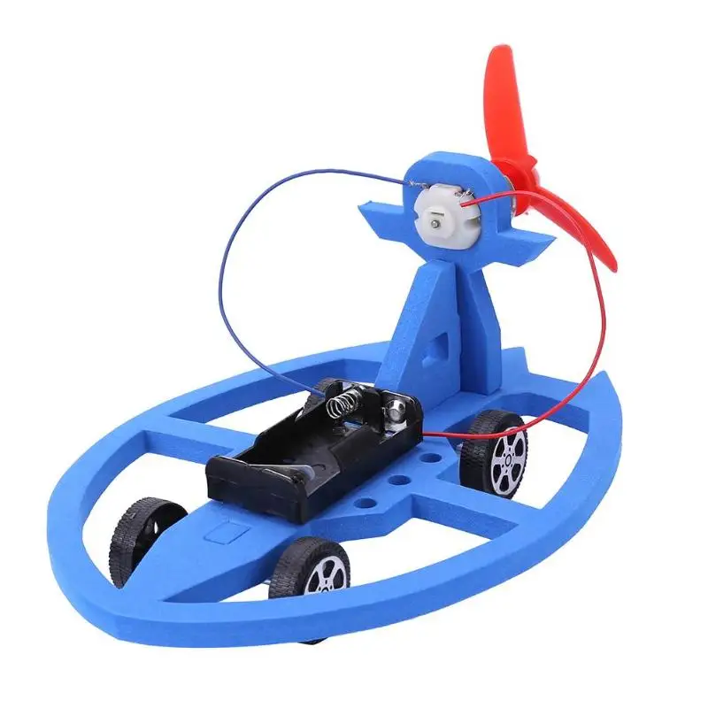 Electric Wind Powered Car EVA model DIY Assembly Toy Kid Science teaching aid Educational Learning Experiment Toys Children STEM |