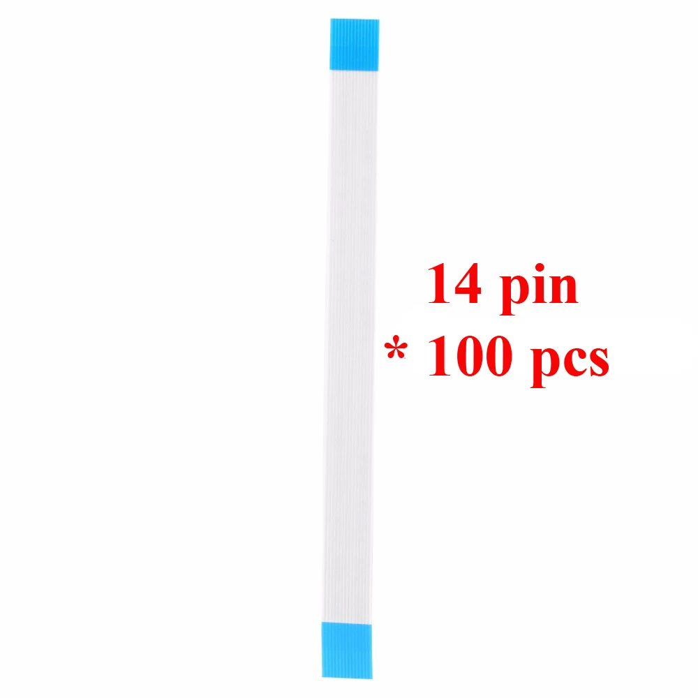 100 pcs 14 pin IVYUEEN 100 шт съемных лента питания 12 штифтов для PS4 Playstation 4 Pro тонкий контроллер 14 шпильки Мощность Гибкий внутренний кабель - Цвет: 100 pcs 14 pin