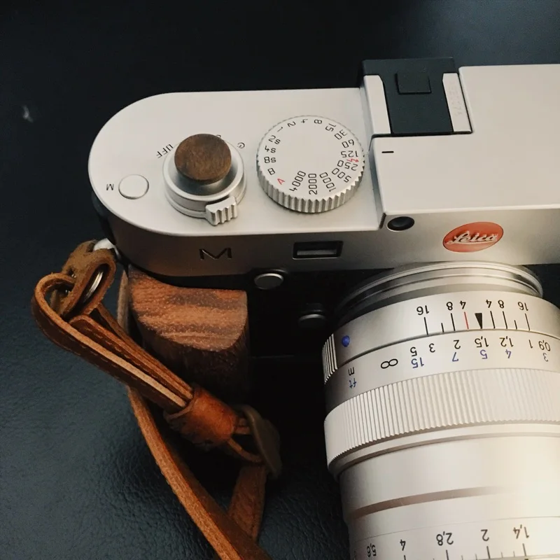 

Wooden Wood Shutter Release Button For Leica M3 M6 M7 M8 M9