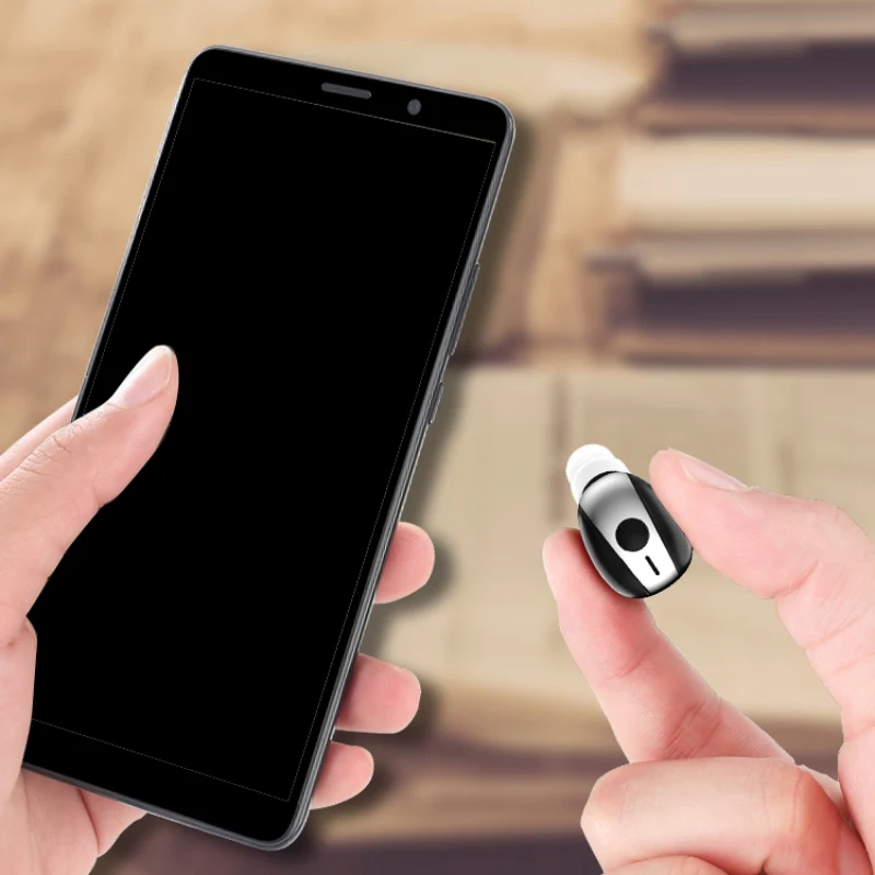 Мини спортивная Беспроводная Bluetooth гарнитура невидимые односторонние наушники