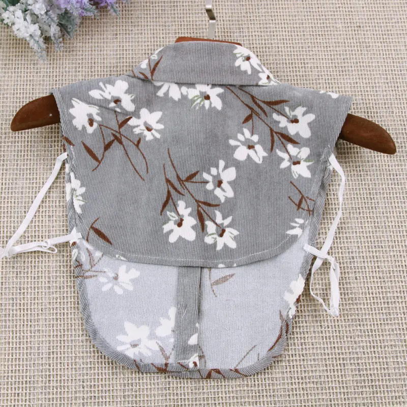 Накладной воротник женский толстый теплый хлопковый съемный с принтом накладной