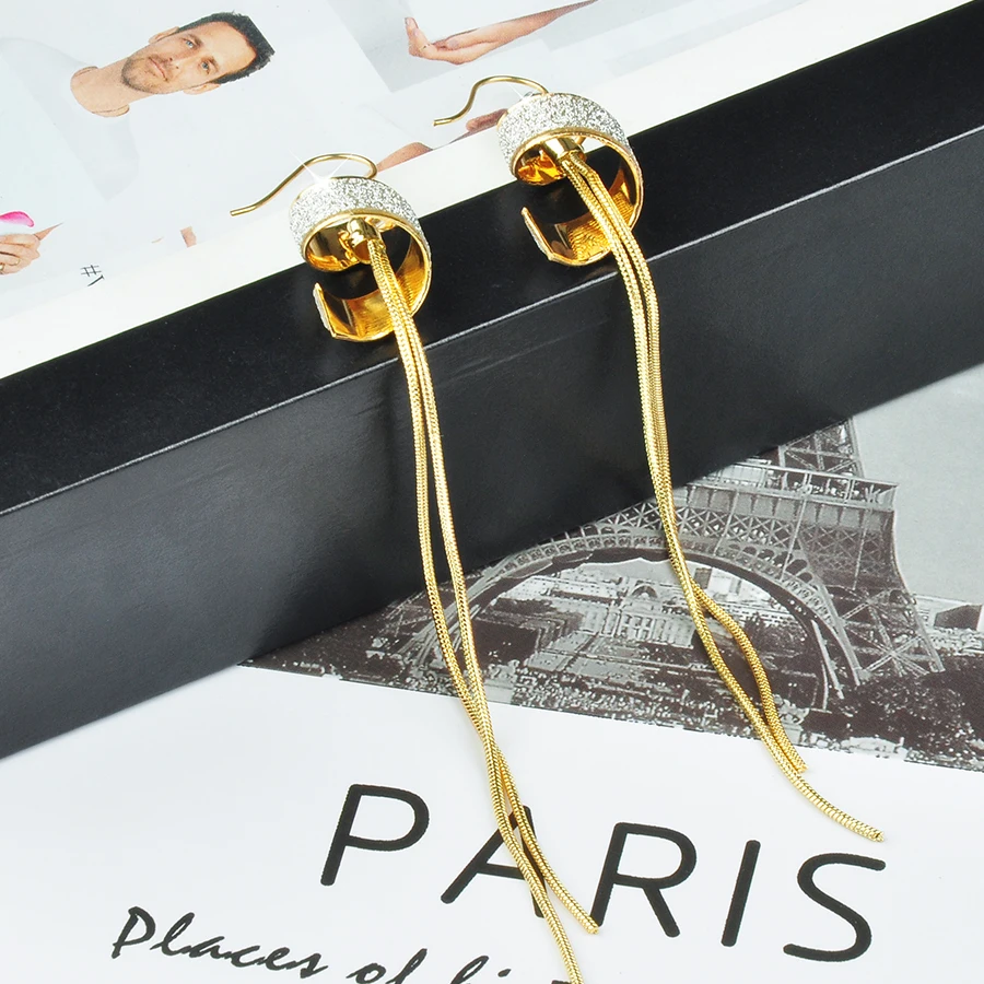 MQ Fashion Earrings Unique Charming Gold Dangle Drop Long Tassel Vintage Bohemian For Women Jewelry Brincos | Украшения и