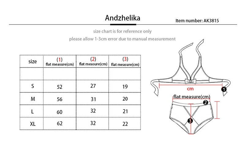 Andzhelika bikini женский купальник бикини с эффектом пуш апп и двумя плавками