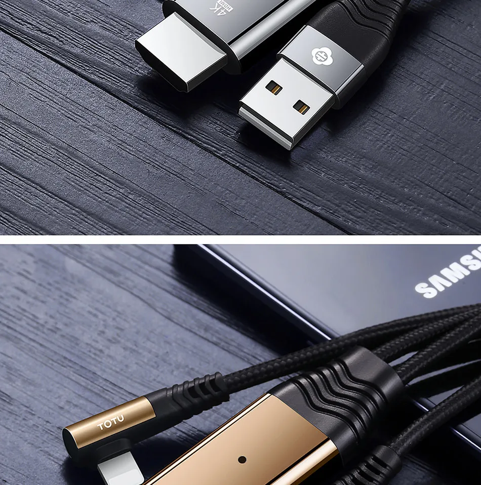 HD 4K 3,5 M 2.4A USB кабель системы освещения 8 Pin к HDMI HD tv AV Кабель-адаптер для iPhone 6S 7 8 Plus X iPad Air 2 Pro mini iPod