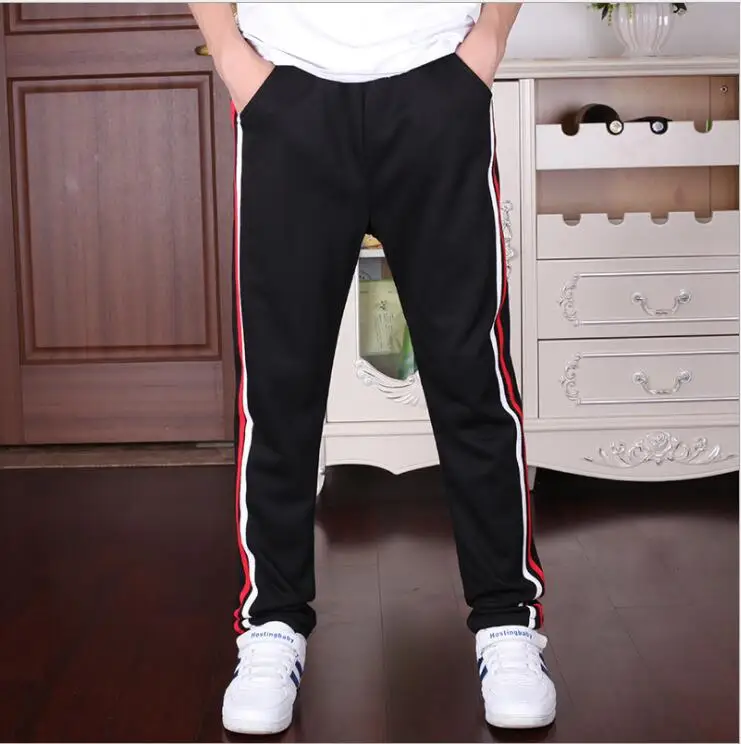 

Boy pants children spring and autumn boy pants male 2019 new children's casual pants Korean version of the children's striped