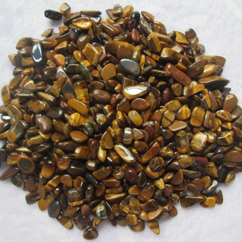 

50g Natural Tiger Eye Tumbled Stones Healing Reiki Chakra Stones Fengshui Gemstone