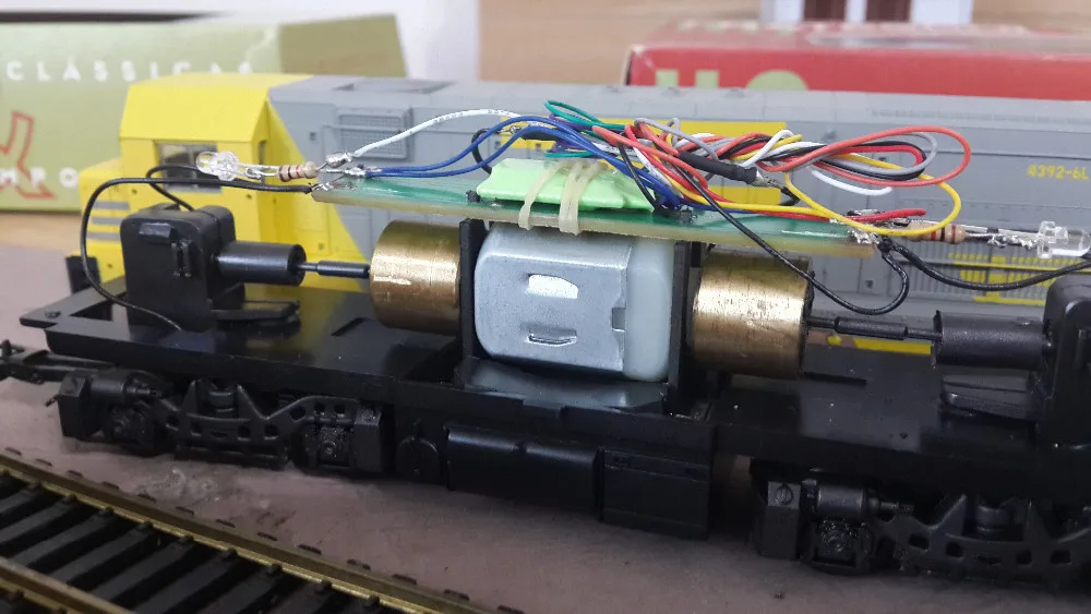 Decodificadores Dcc Loco para trenes modelo a escala HO, 4 Funciones, 9 cables, 860014/marca LaisDcc/Serie PanGu-3