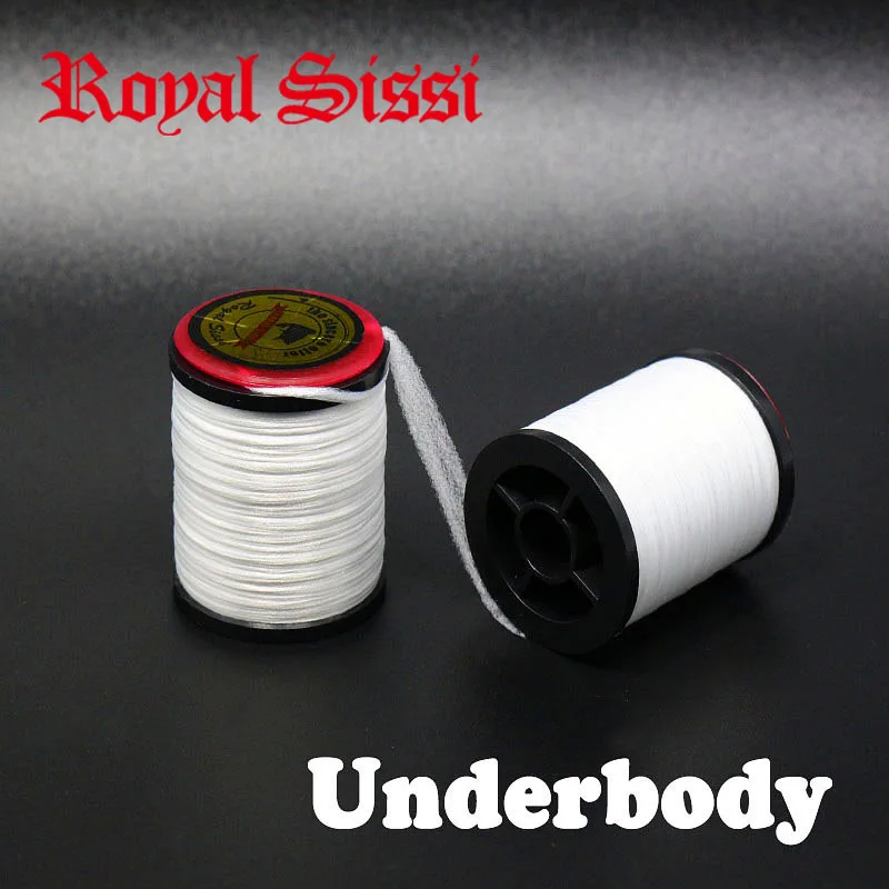 Рояль ssi 2 spools растягивающаяся нить для подвешивания мухи 600D & 300D завязывания в