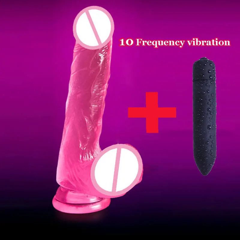 DLX Новый Кристальный Желейный фаллоимитатор реалистичные секс игрушки для