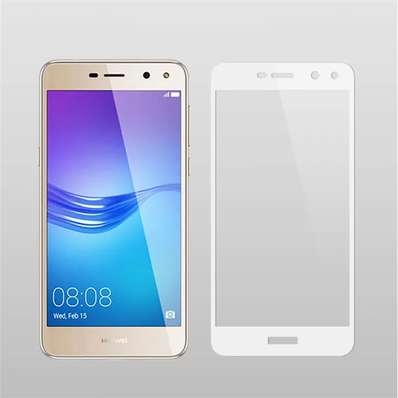 Полное покрытие закаленное стекло для HUAWEI Y5 2017 3 Y53 5 дюймов экран защитный чехол