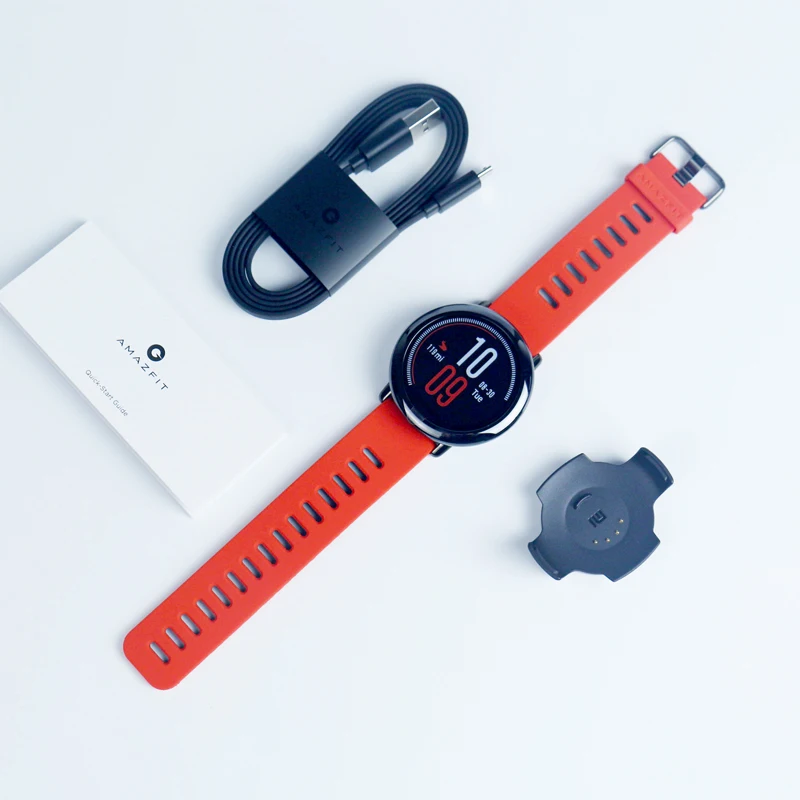 [русский] Huami Amazfit Смарт часы gps темп сердечного ритма Водонепроницаемый IP67 Для