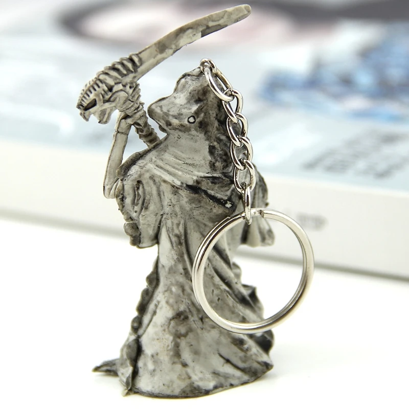 Devils резиновые Ghostmaster кости скелета брелок серп кошелек сумка Keyring Y102|keychain rubber|bags