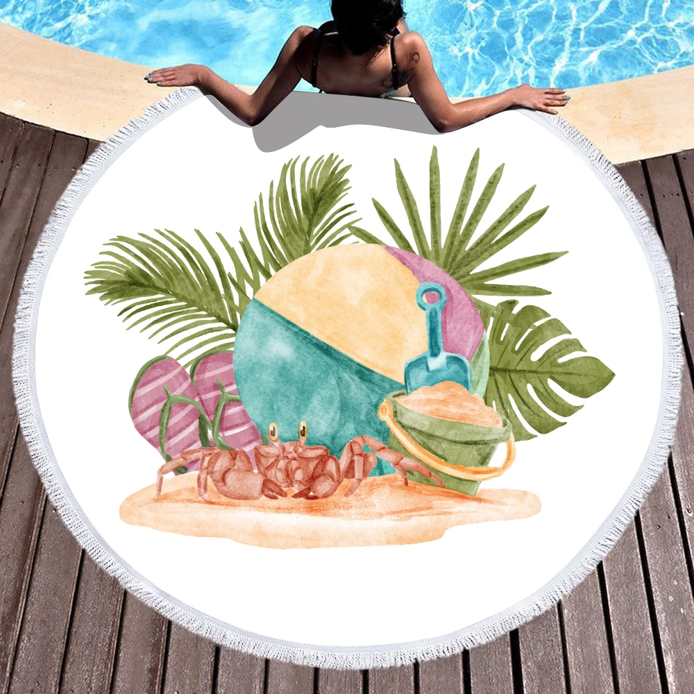 Летнее шифоновое пляжное полотенце коврик для йоги милая Мочалка ванной