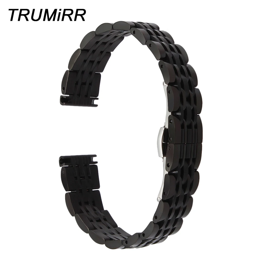 Ремешок из нержавеющей стали для наручных часов универсальный браслет с