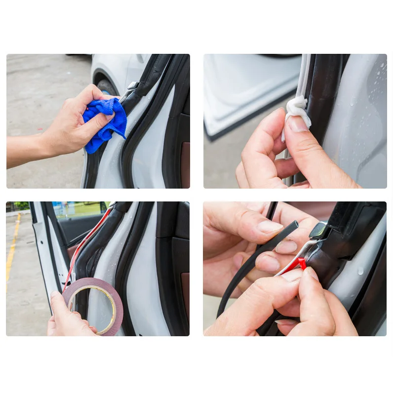 Car Door Protector Anti Collision Trim Edge Scratch Covers Trunk Hood Rubber Strip Car-styling Decoration Stickers Accessories | Автомобили
