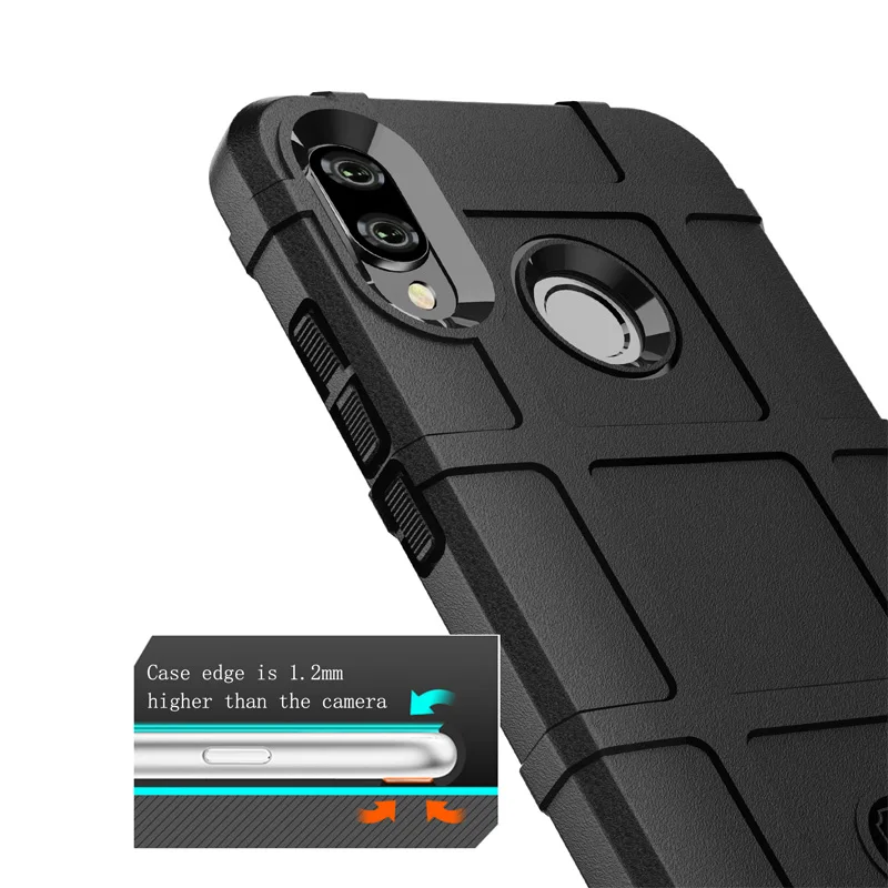 Роскошный бронированный силиконовый чехол для телефона Huawei Mate 20 lite P20 Pro Plus Lite Nova 3