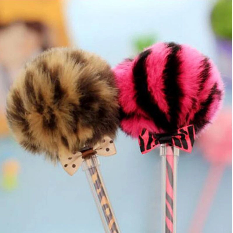 

Korean Gel Pen Cute Leopard Plush Ageda 2019 New Estojo Escolar Menina School Supplies Escolar Papelaria caneta