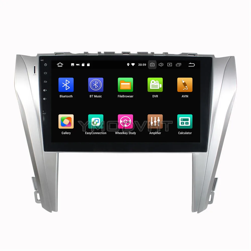 YMODVHT 10 1 дюймов 1024*600 Android 8 0 Восьмиядерный PX5 4 Гб ОЗУ 32 ПЗУ автомобильный DVD плеер