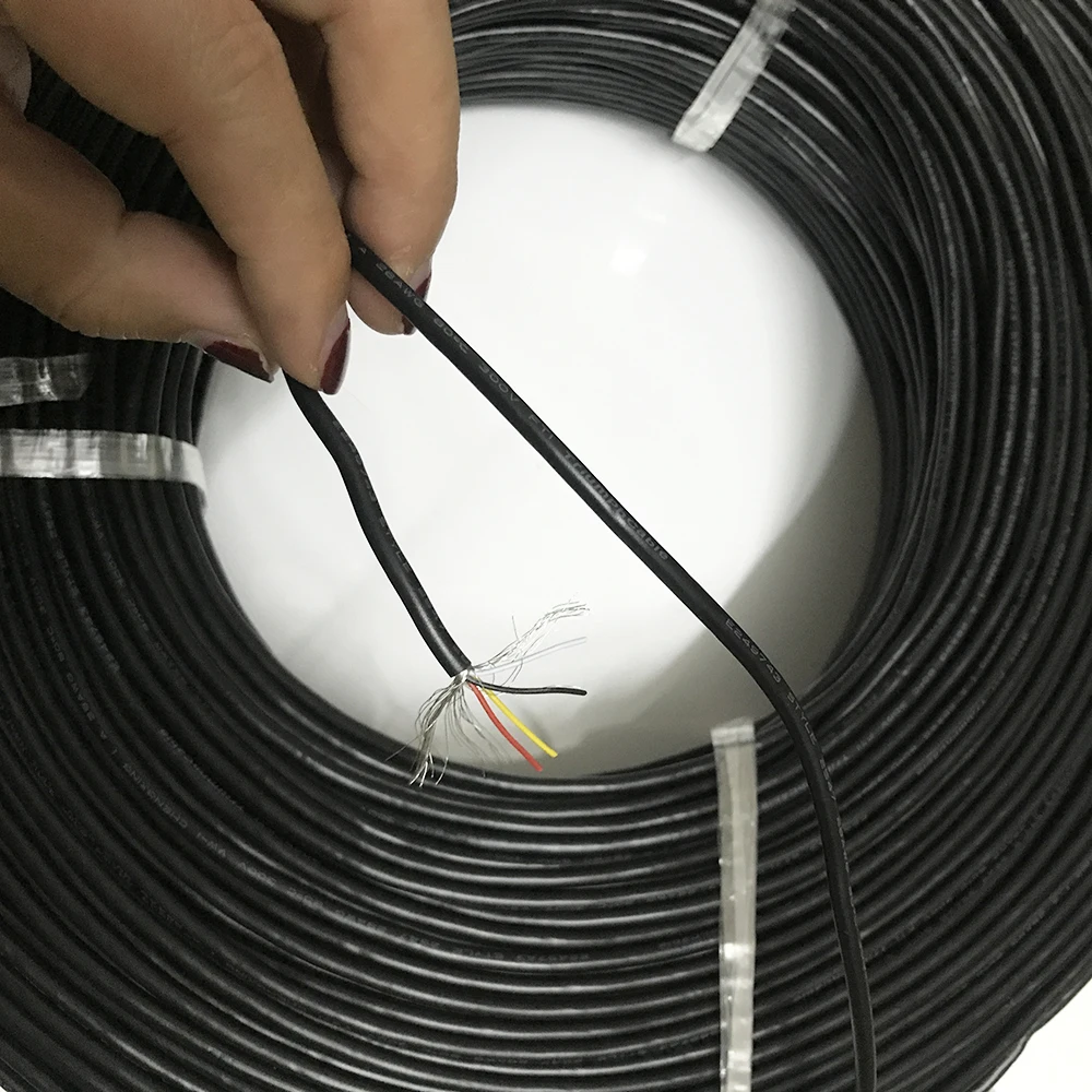 2 м UL2547 28AWG 2 ядра 3 ядра 4 ядра экранированный ПВХ сигнальный провод черный кабель для наушников сигнальный аудио экранирующий кабель