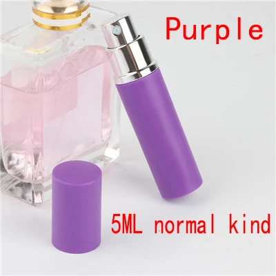 5ml Normal purple Многоразовые портативные дорожные мини многоразовые удобные пустые парфюмерные флаконы с распылителем косметические контейнеры для путешественника высокого качества - Цвет: 5ml Normal purple