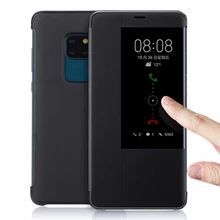 Flip Cover Leather Phone Case For Huawei Mate 20 Lite Pro X 20Pro 20lite 20X Mate20Pro Mate20X Mate20lite Mate20 Case Smart View